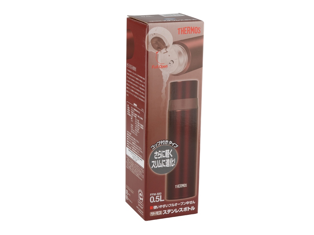 Термос из нерж. стали тм THERMOS FFM-500-BW SS Vac. Insulated Flask,500ml, коричневый-3
