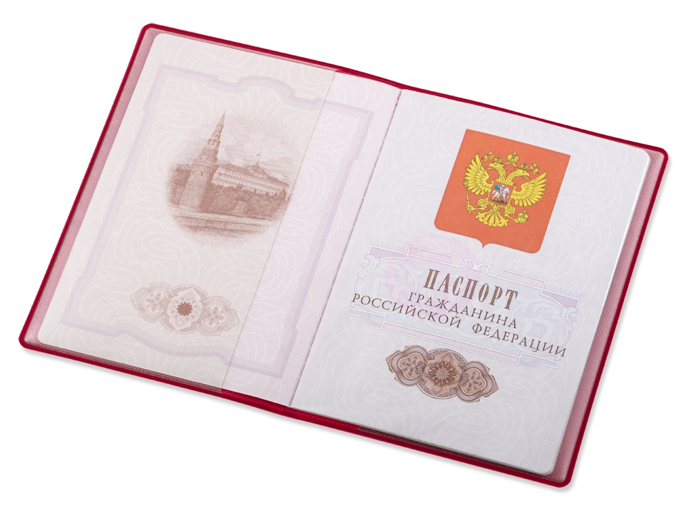Классическая обложка для паспорта Favor, фуксия-1