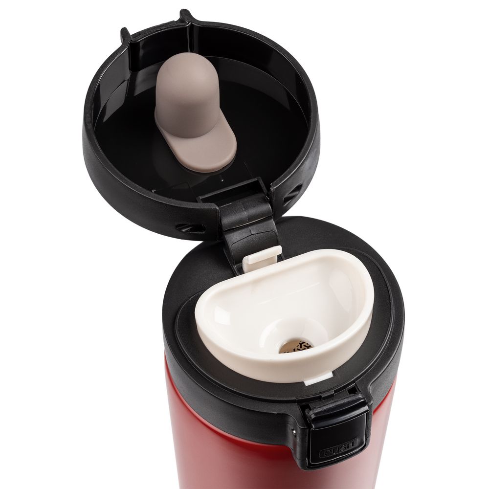 Термостакан с ситечком No Leak Infuser, красный-2