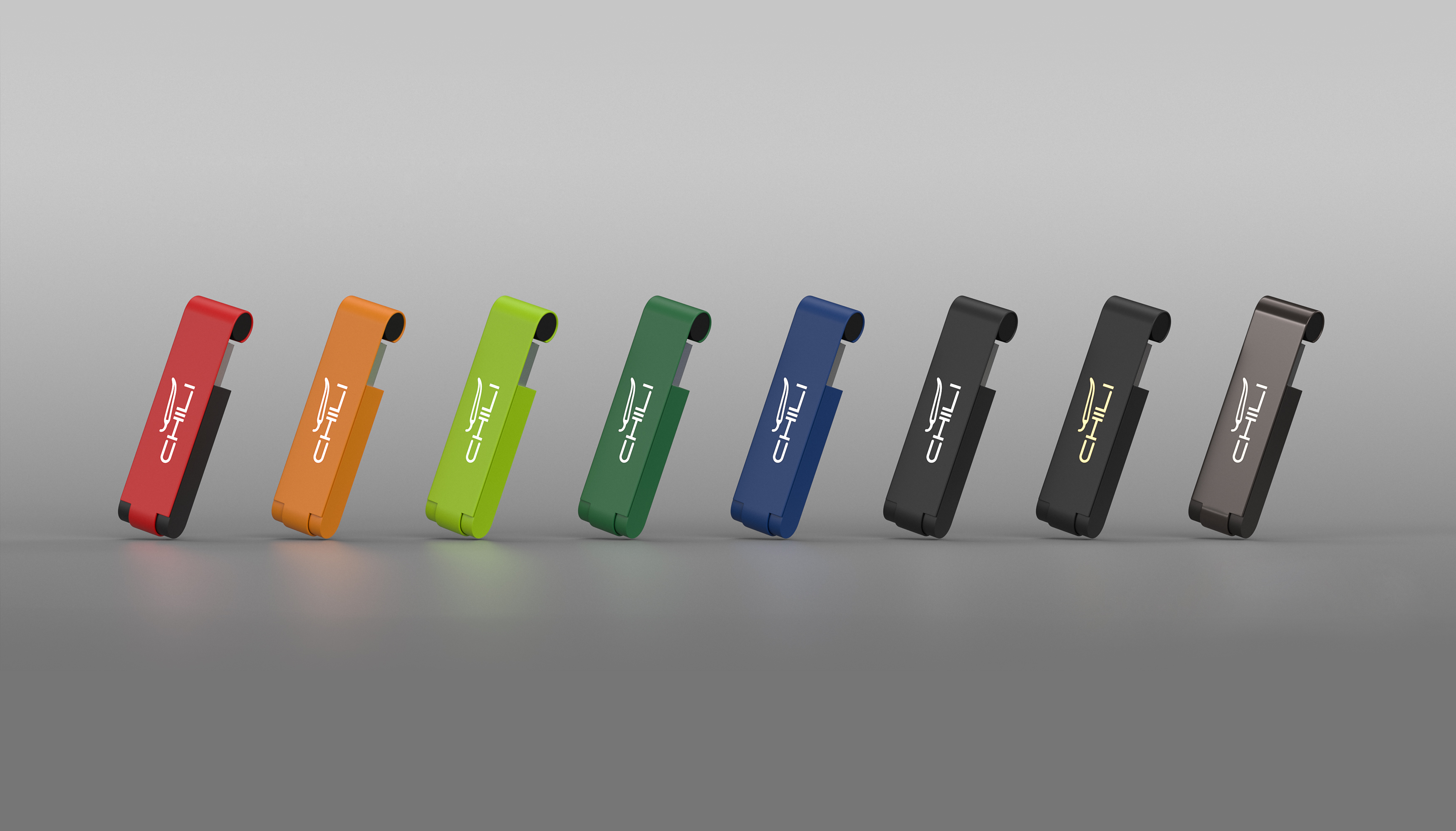 Флеш-карта "Case", объем памяти 16GB, черный/золото, покрытие soft touch-2