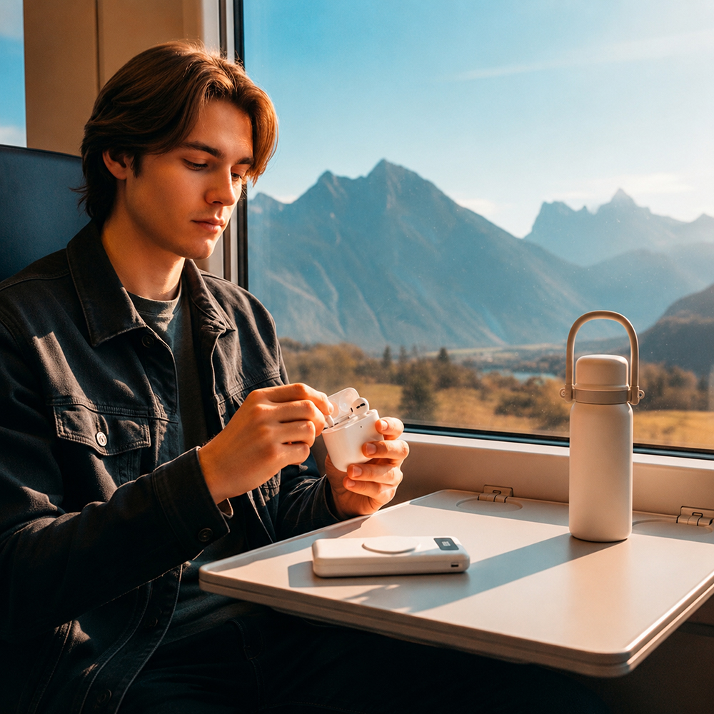 Наушники беспроводные Bluetooth Neat, Белый-3