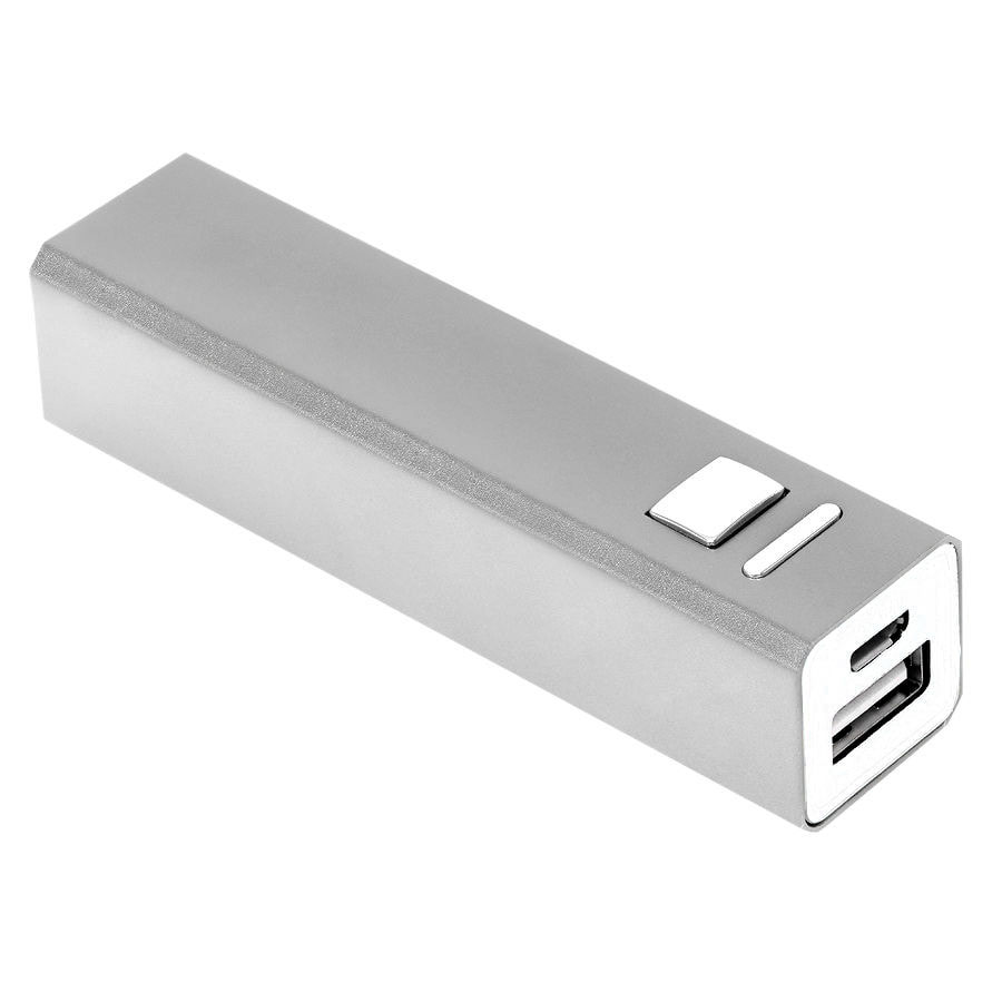 Универсальное зарядное устройство "Thazer" (2200mAh), серебристый-0