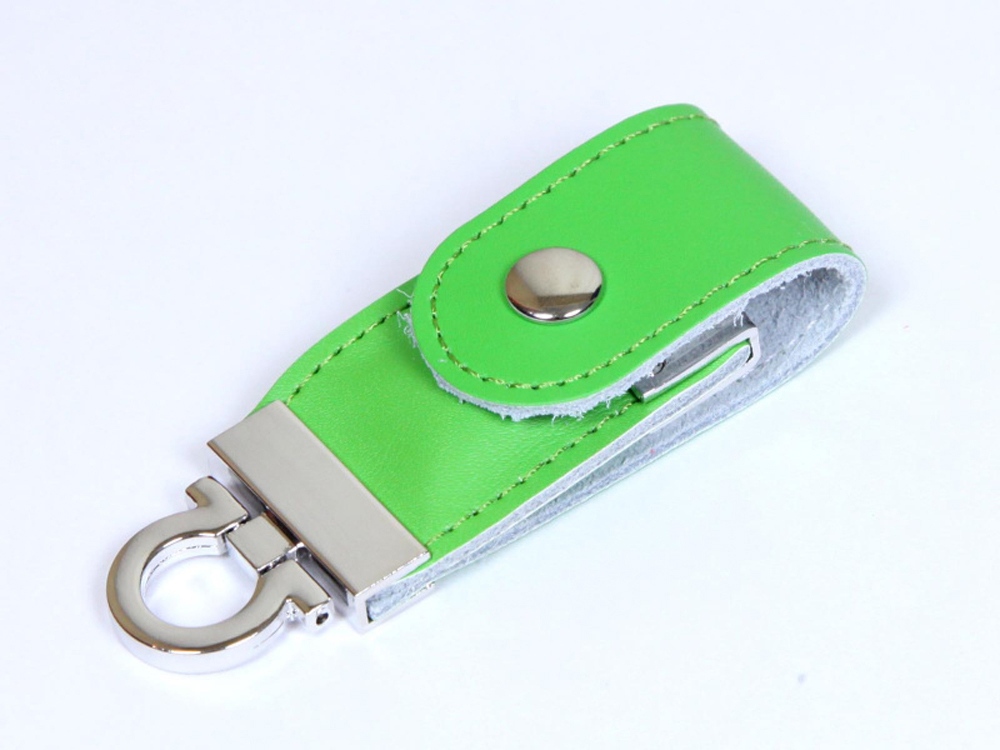 USB-флешка на 16 Гб в виде брелка, зеленый-1