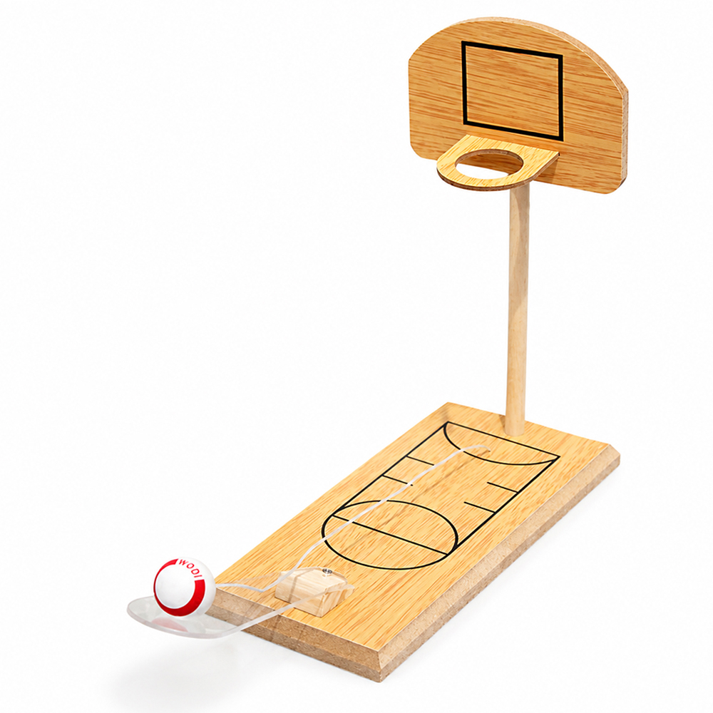 Настольная игра мини-баскетбол Win Shot, Бежевый-0