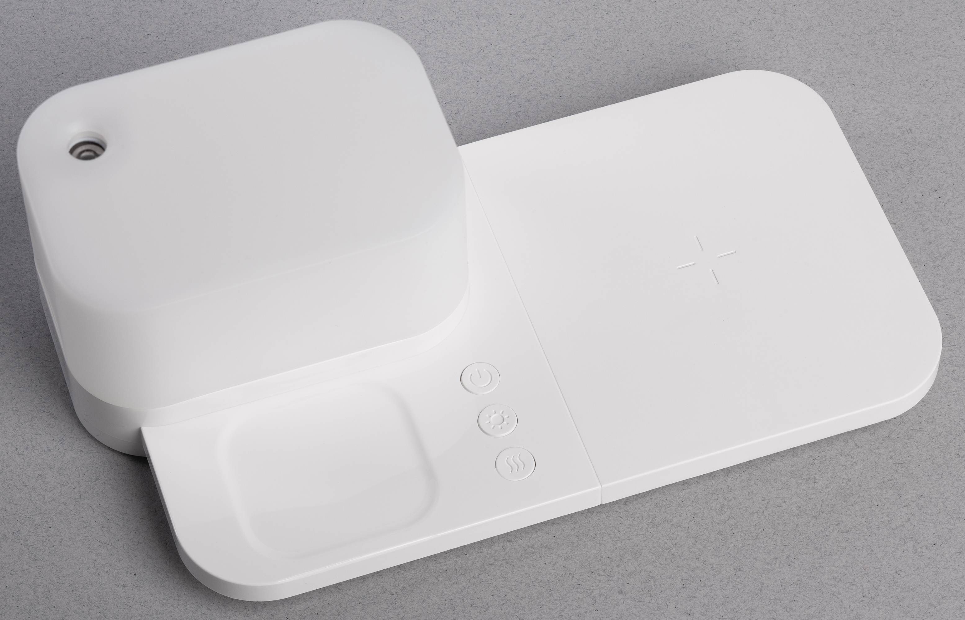 Настольная беспроводная (15W) зарядная станция  "Smart Base" с увлажнителем и лампой-9