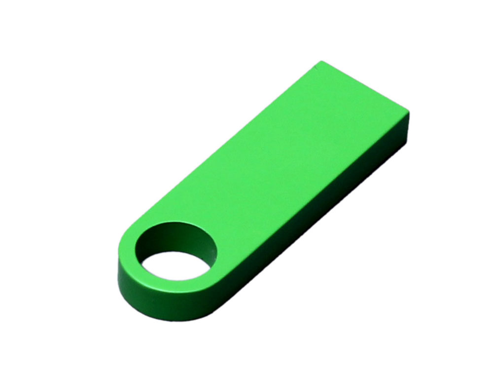 USB 3.0-флешка на 128 Гб с мини чипом и круглым отверстием, зеленый-2