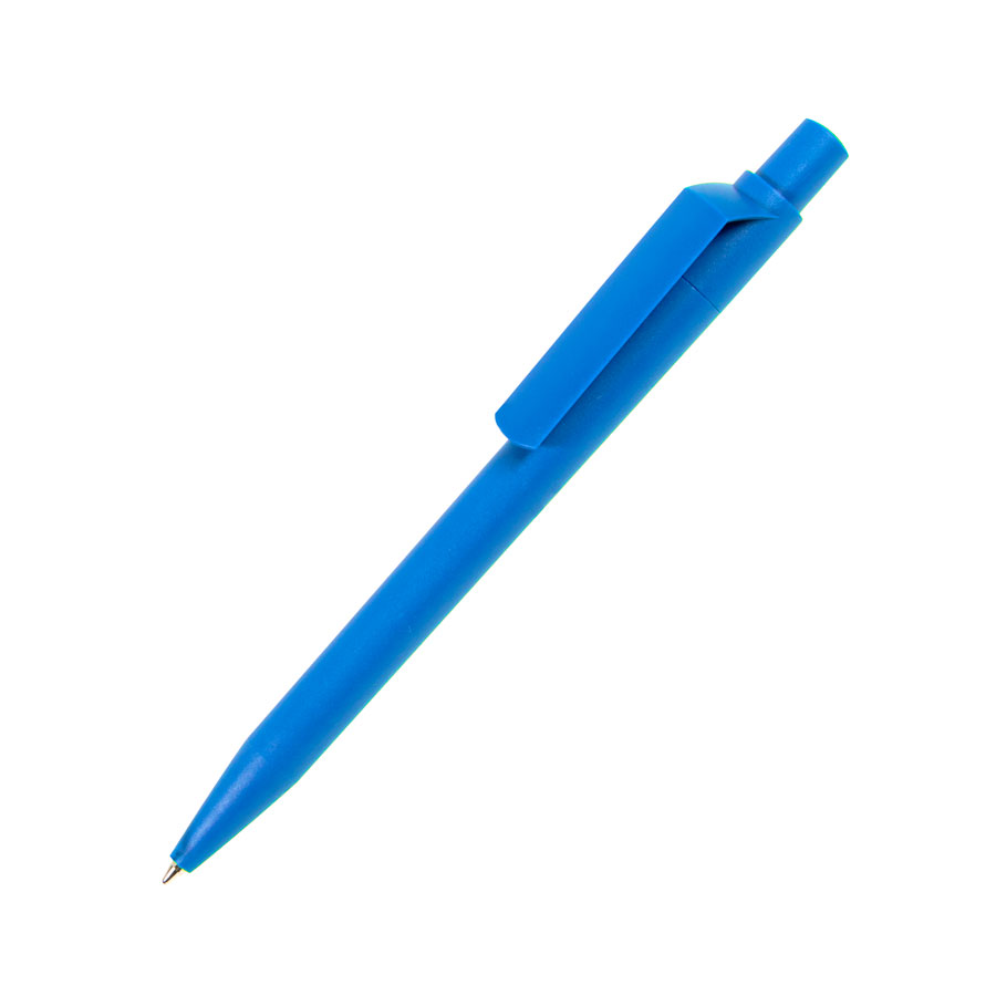 Ручка шариковая DOT, матовое покрытие, лазурный-0