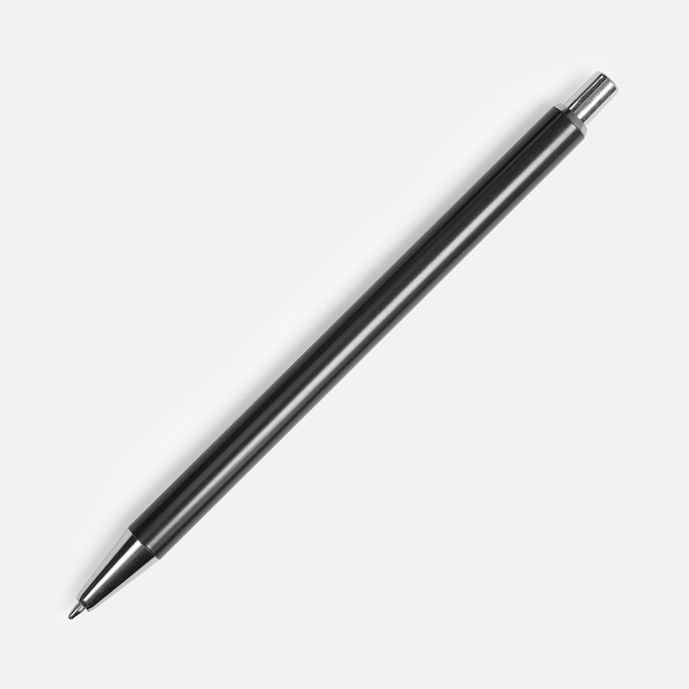 Ручка шариковая Slim Beam, черная-0