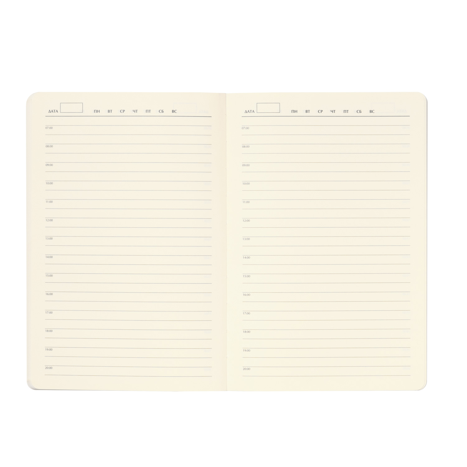Ежедневник Рейн (Rain) недатированный, оранжевый-6