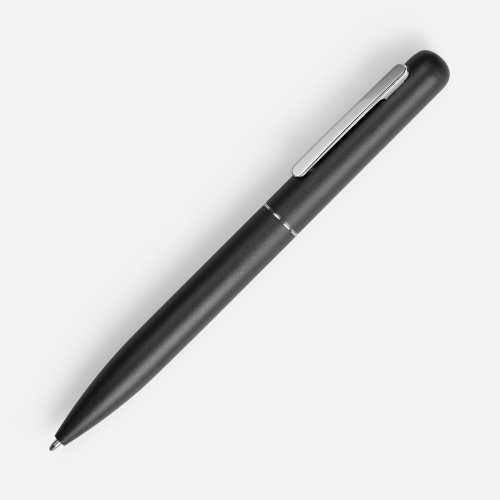 Ручка шариковая Scribo, матовая серая-1