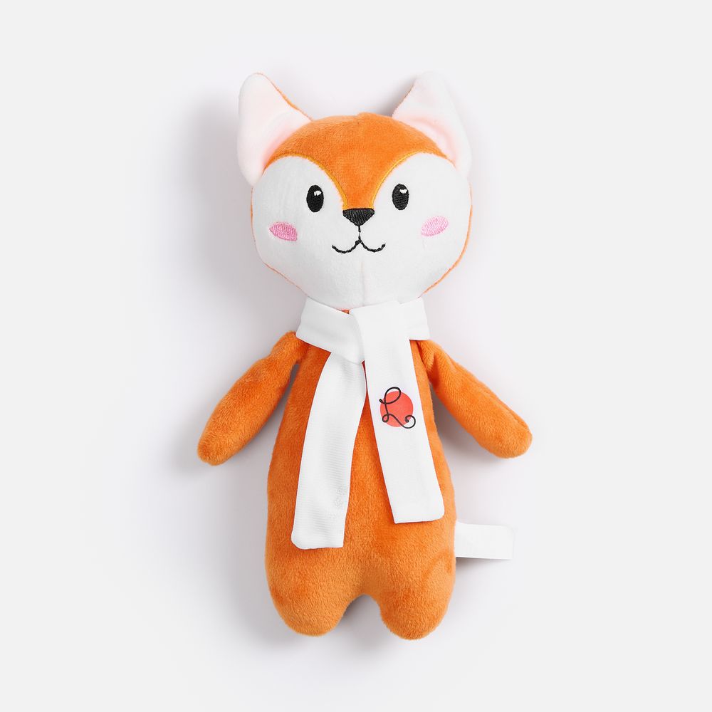Мягкая игрушка Beastie Toys, лисенок с белым шарфом-7