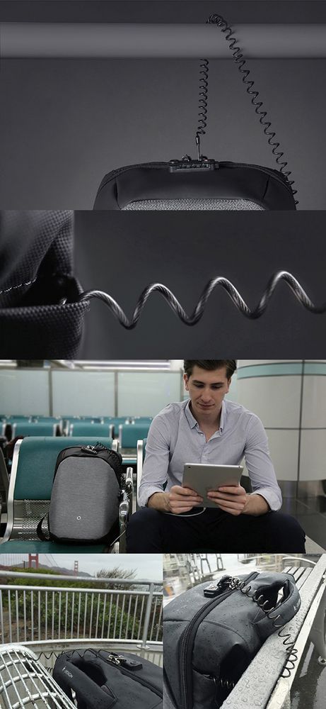 Рюкзак ClickPack Pro, черный с серым-9