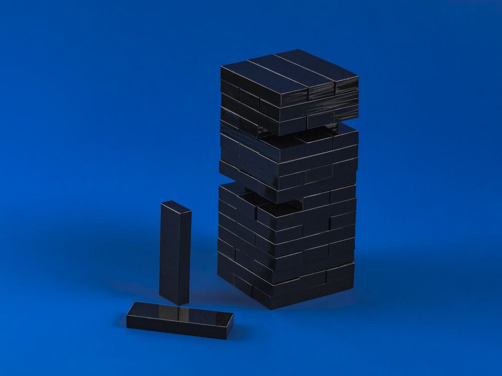 Игра Acrylic Tower, черная-0