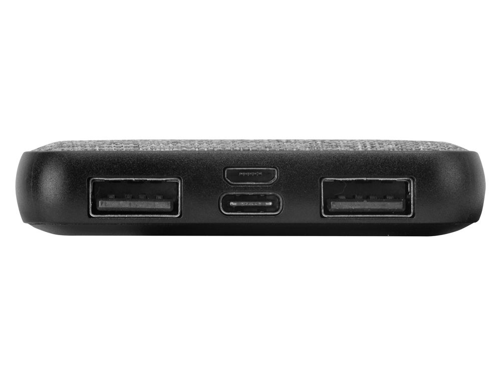 Портативное зарядное устройство из rPET Reborn, 5000 mAh, серый-6