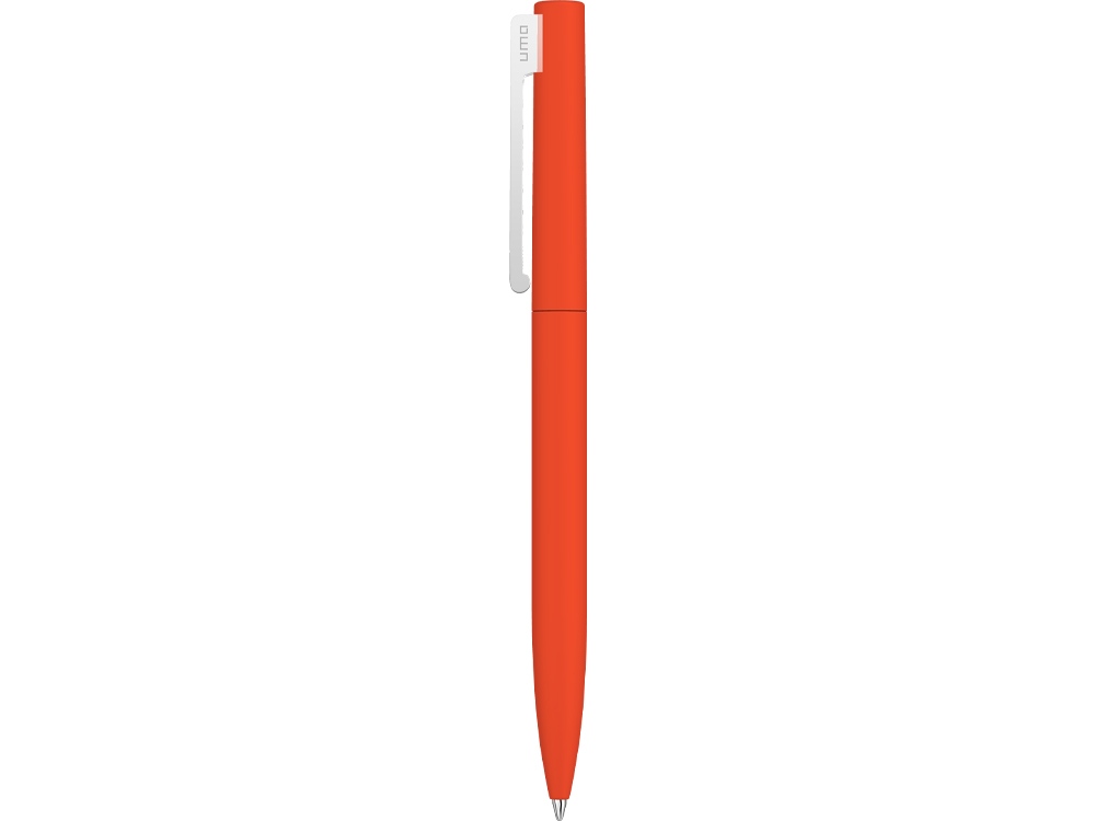 Шариковая ручка  Bright F Gum soft-touch, оранжевый-1