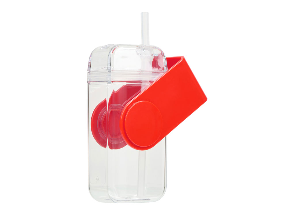 Бутылка для воды JUICY DRINK BOX, красный-2