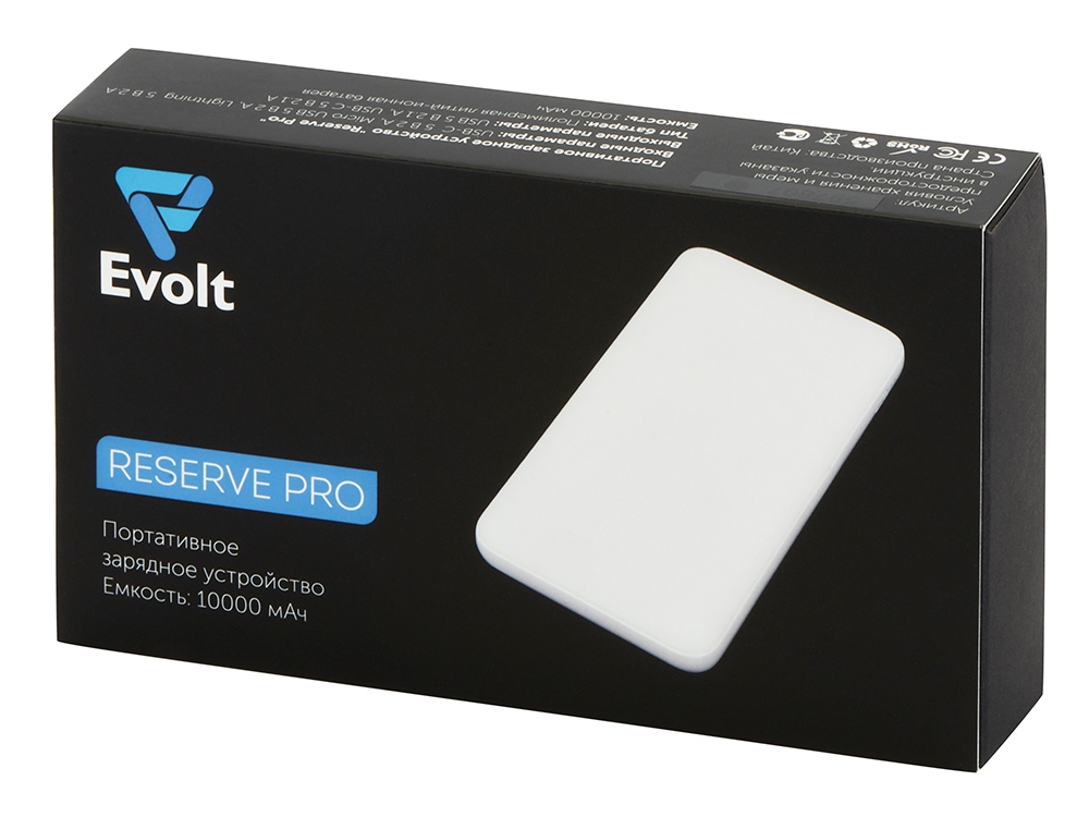 Внешний аккумулятор Reserve Pro, 10 000 mah, черный-8