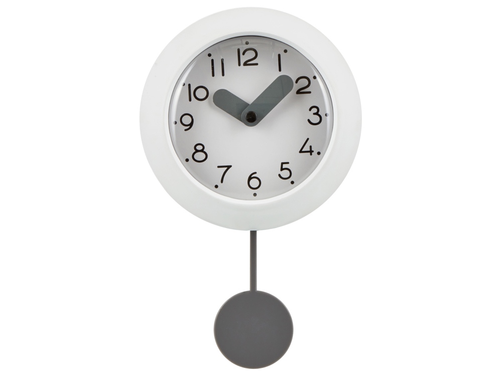 Настенные часы с маятником Pendulum, белый-3