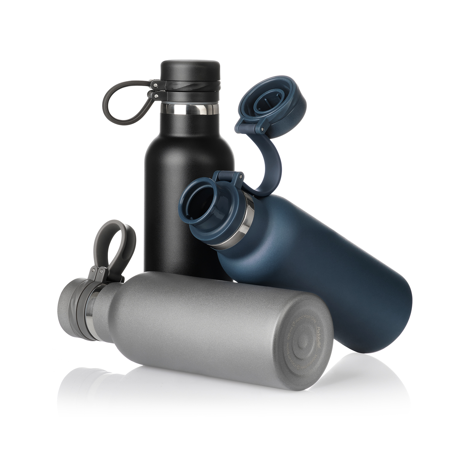 Термобутылка вакуумная герметичная Модена (Modena), серая-10