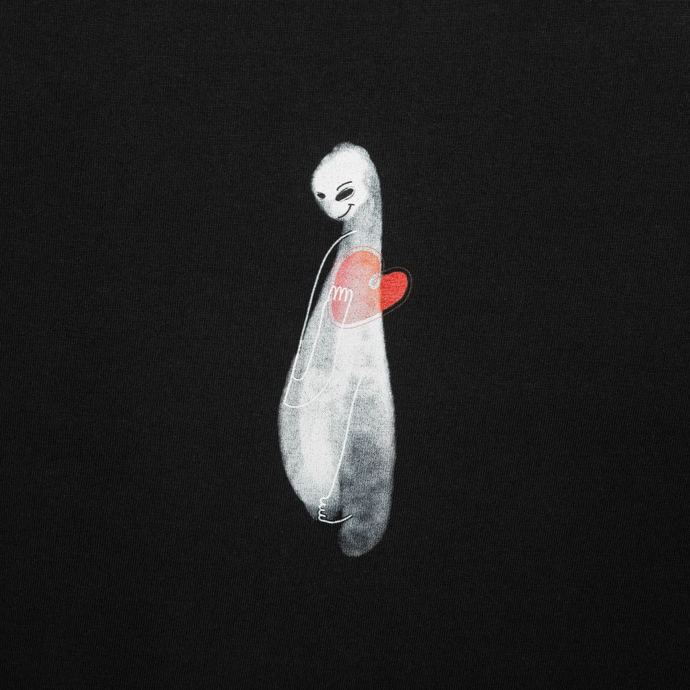 Футболка женская Ghost of Love, черная-4