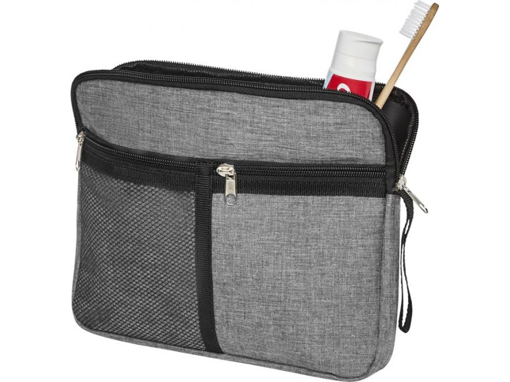 Косметичка- несессер для туалетных принадлежностей Hoss, heather medium grey-3