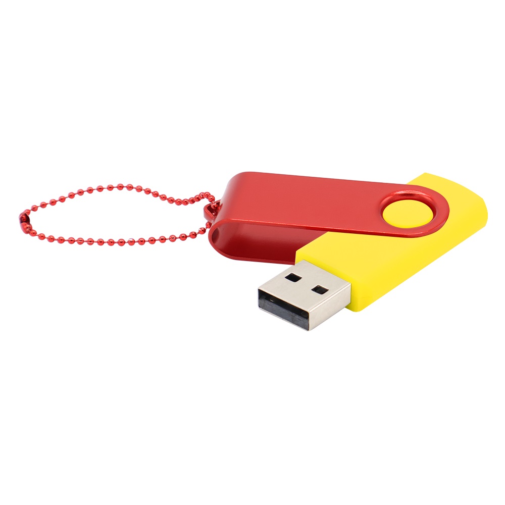 Флешка Designer To Go 2.0 USB 16Gb, Желтый/Красный-0