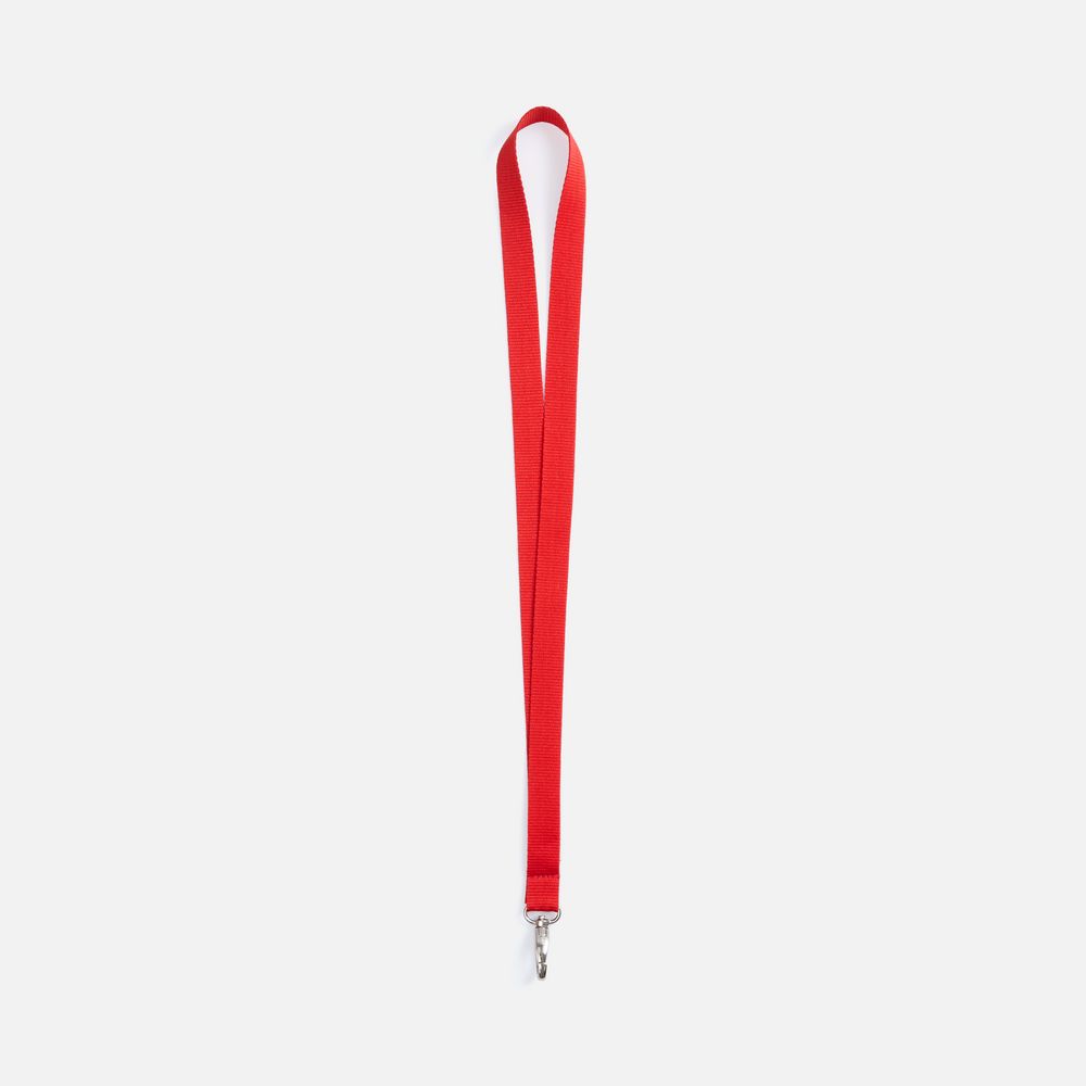 Лента для бейджа Pin, красная-0