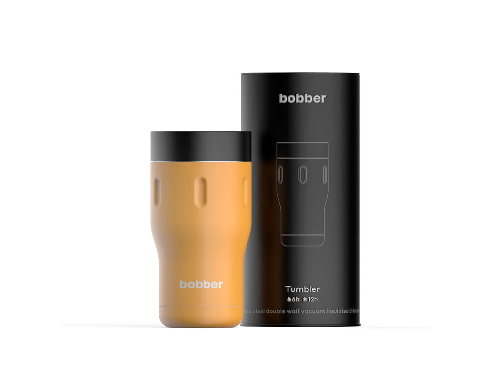 Термос питьевой, вакуумный, бытовой, тм bobber. Объем 0,35 литра. Артикул Tumbler-350 Ginger Tonic-0
