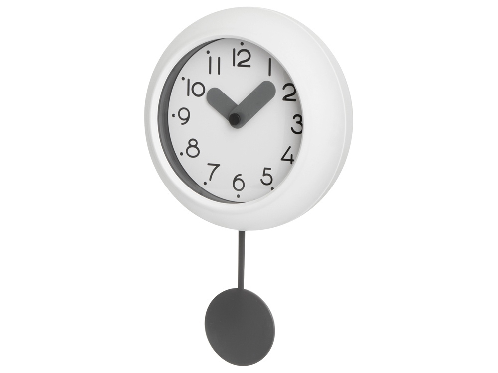 Настенные часы с маятником Pendulum, белый-2