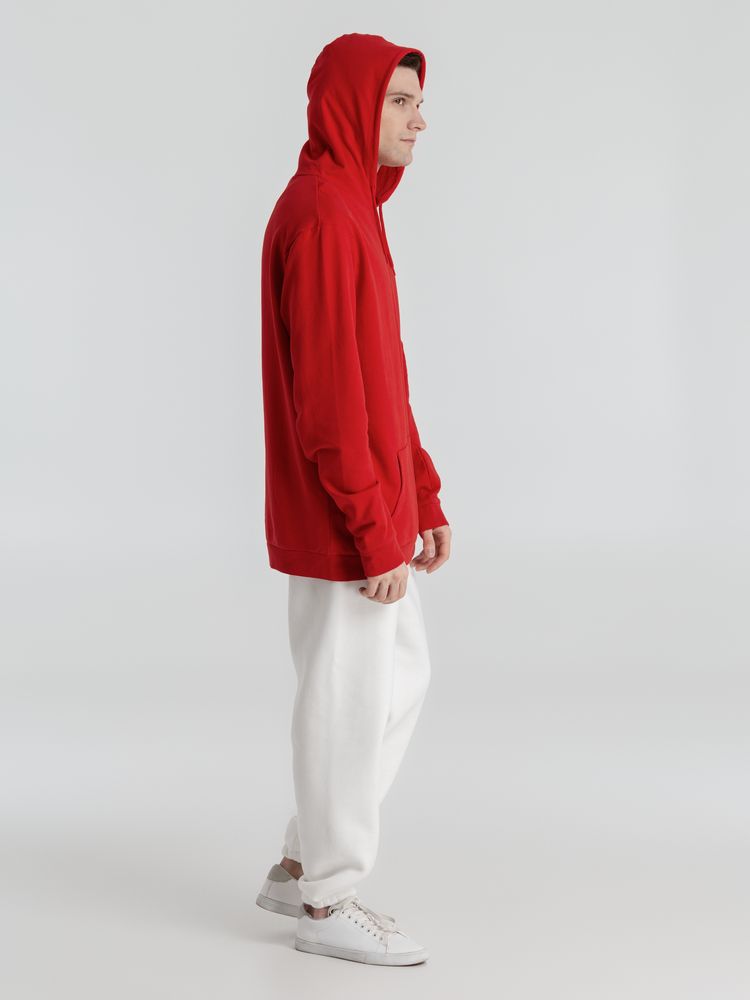 Толстовка с капюшоном унисекс Hoodie, красная-5