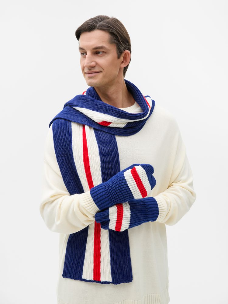 Шарф Winwear, темно-синий (кобальт)-3