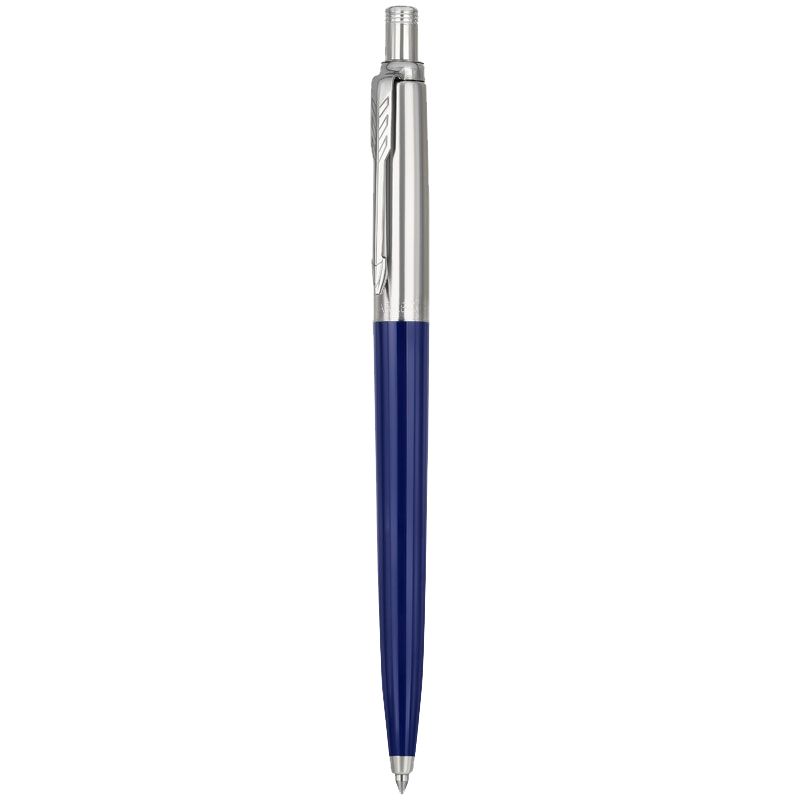 Ручка шариковая Parker Jotter Originals Navy Blue Chrome CT, темно-синяя-1