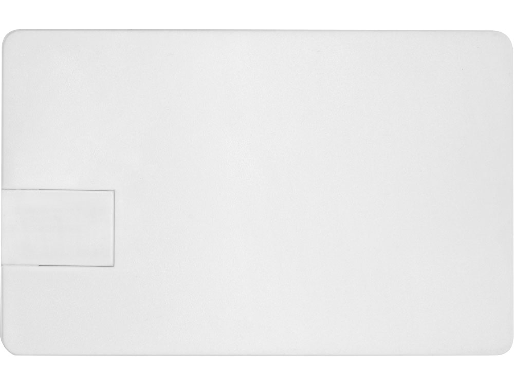 Флеш-карта USB 2.0 16 Gb в виде пластиковой карты Card, белый-2