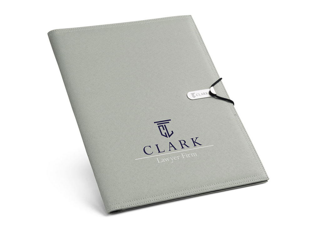 CLARK. Папка A4, Светло-серый-2