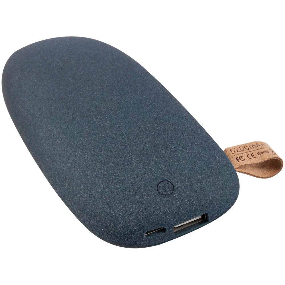 Внешний аккумулятор Pebble 5200, серо-синий-1
