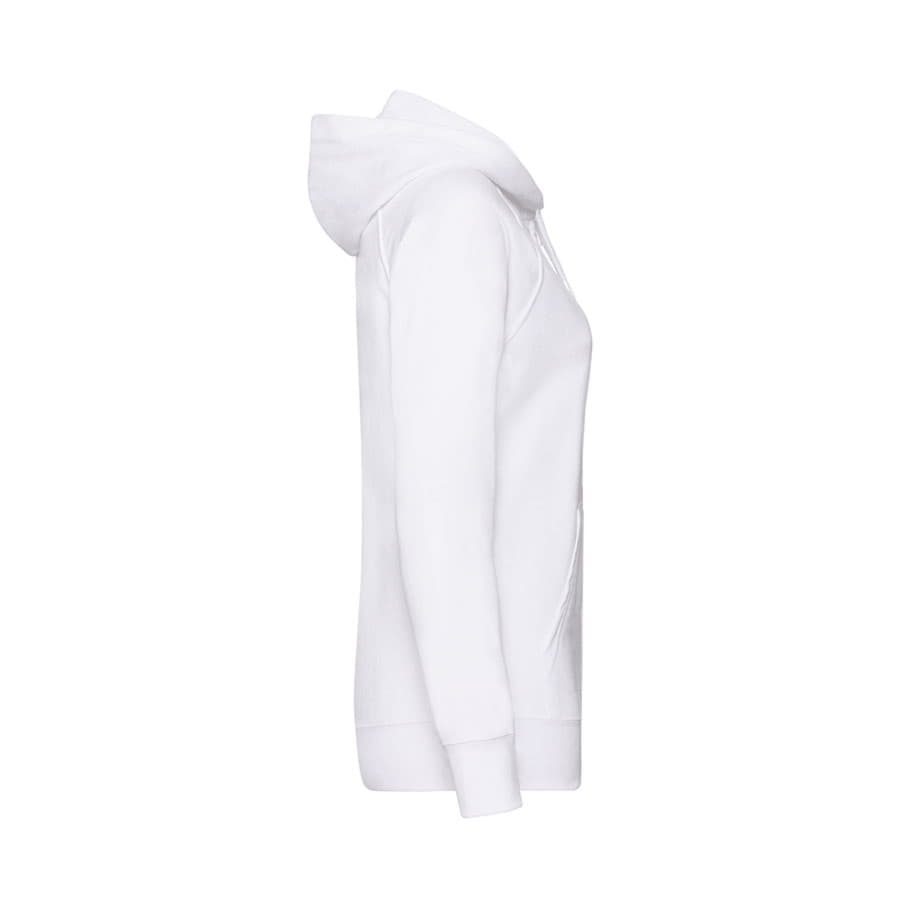 Толстовка женская без начеса LADIES LIGHTWEIGHT HOODED SWEAT 240, белый-3