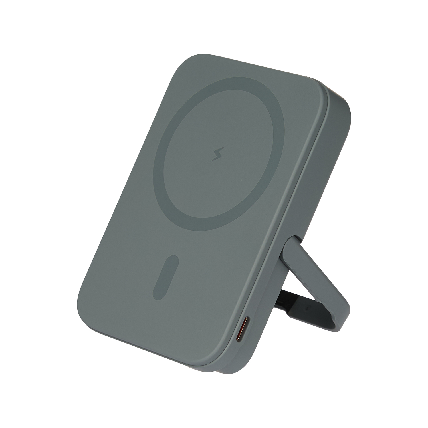 Внешний аккумулятор Юнион PD (Union PD) 10000mAh с функцией беспроводной зарядки 15W, серый-7