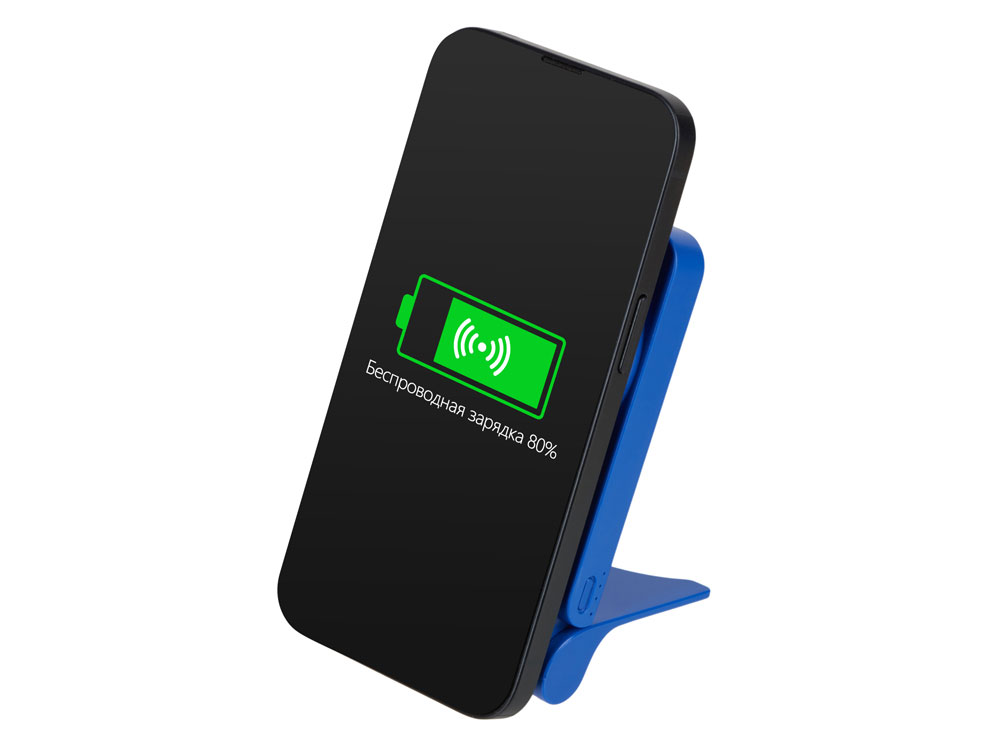 Внешний магнитный аккумулятор MagnIQ, синий, 5000 mAh-2