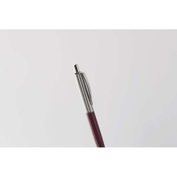 Push button pen in box, красного бургундского вина-1