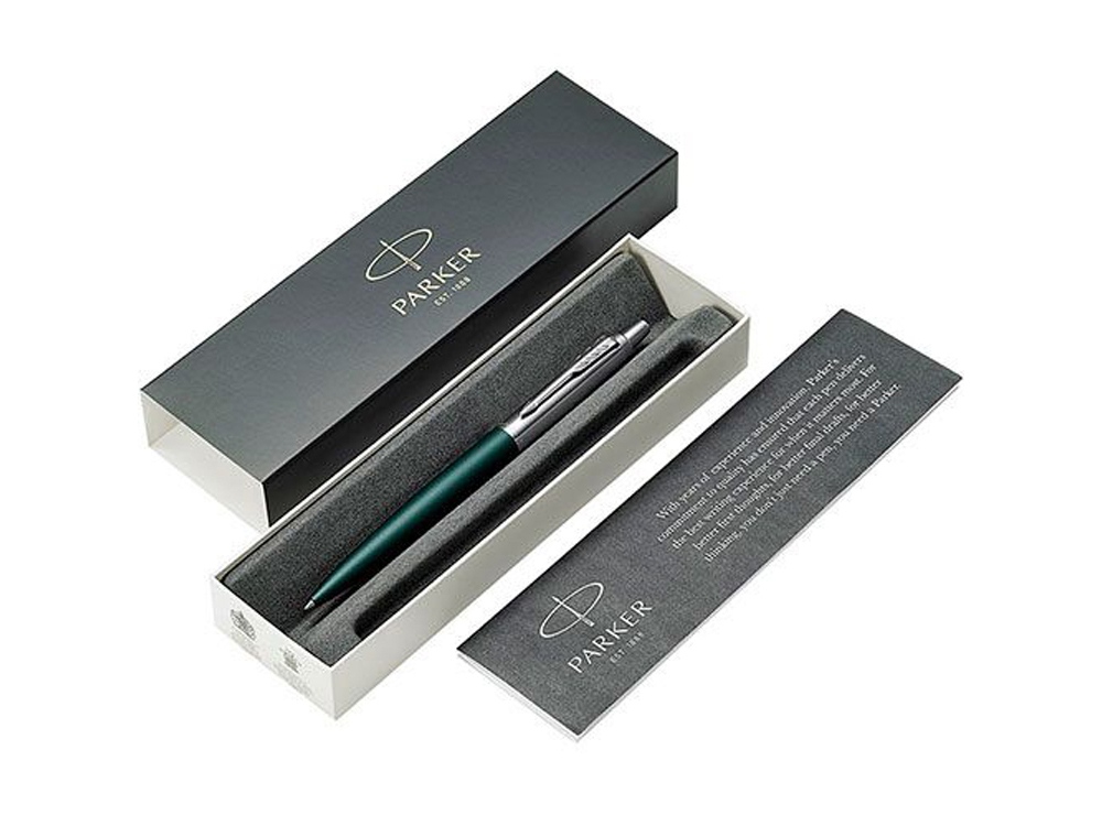 Шариковая ручка Parker Jotter XL, Green CT, стержень: M-1