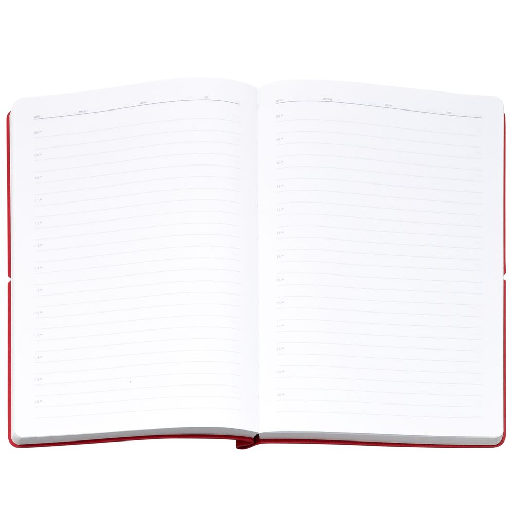 Ежедневник Flexpen Bright, недатированный, красный-3
