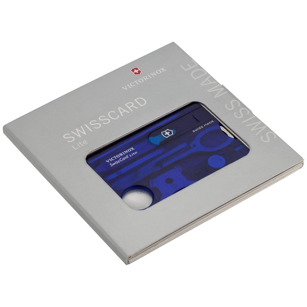 Набор инструментов SwissCard Lite, синий-2