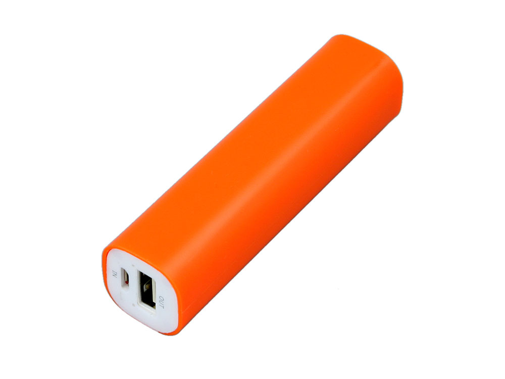 PB030 Универсальное зарядное устройство power bank  прямоугольной формы. 2200MAH. Оранжевый-0