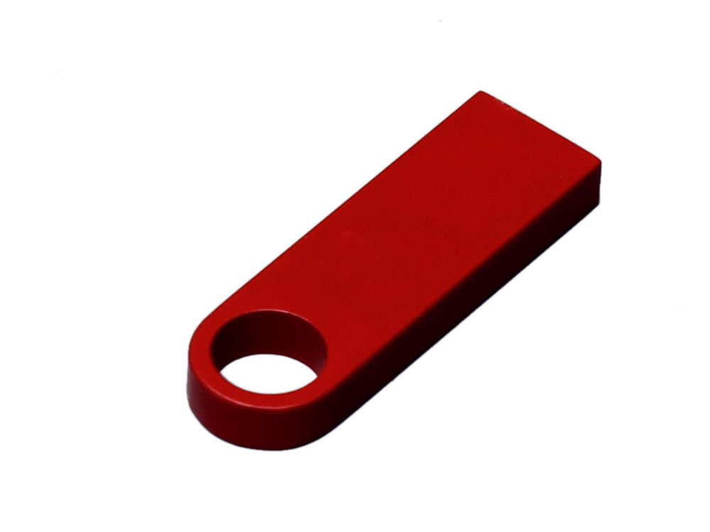 USB 3.0-флешка на 128 Гб с мини чипом и круглым отверстием, красный-2