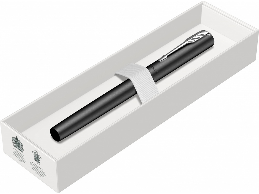 Ручка-роллер Parker Vector XL Black CT, стержень: F, цвет чернил:black, в подарочной упаковке-11
