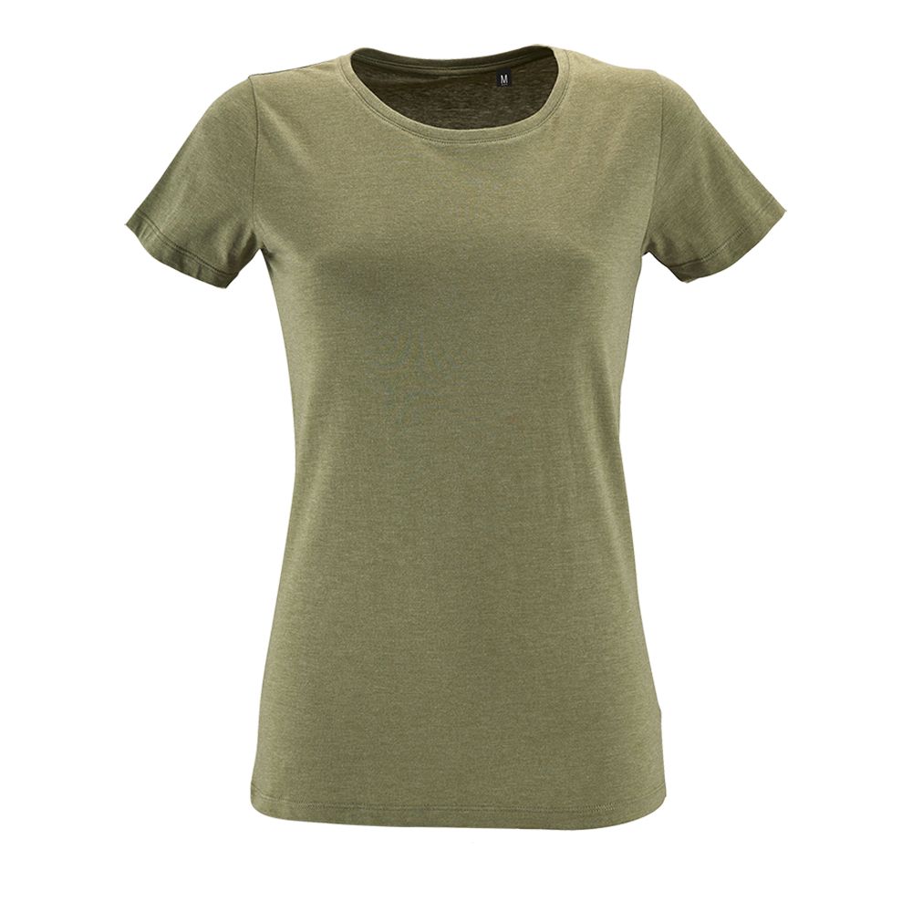 Футболка женская Regent Fit Women, меланж хаки-1
