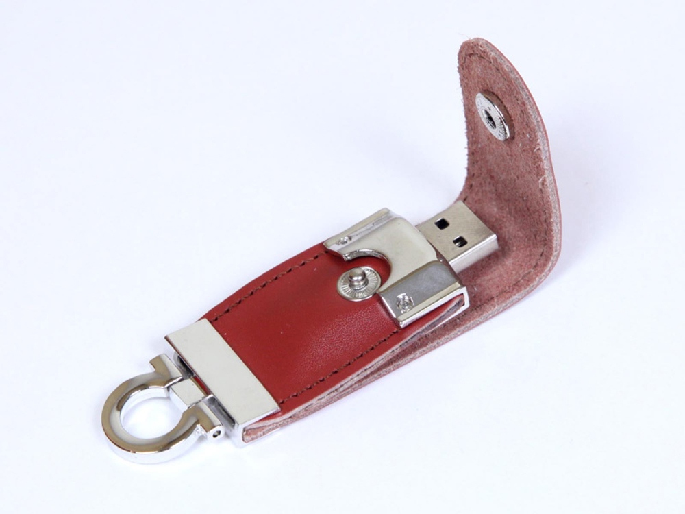 USB-флешка на 16 Гб в виде брелка, коричневый-0