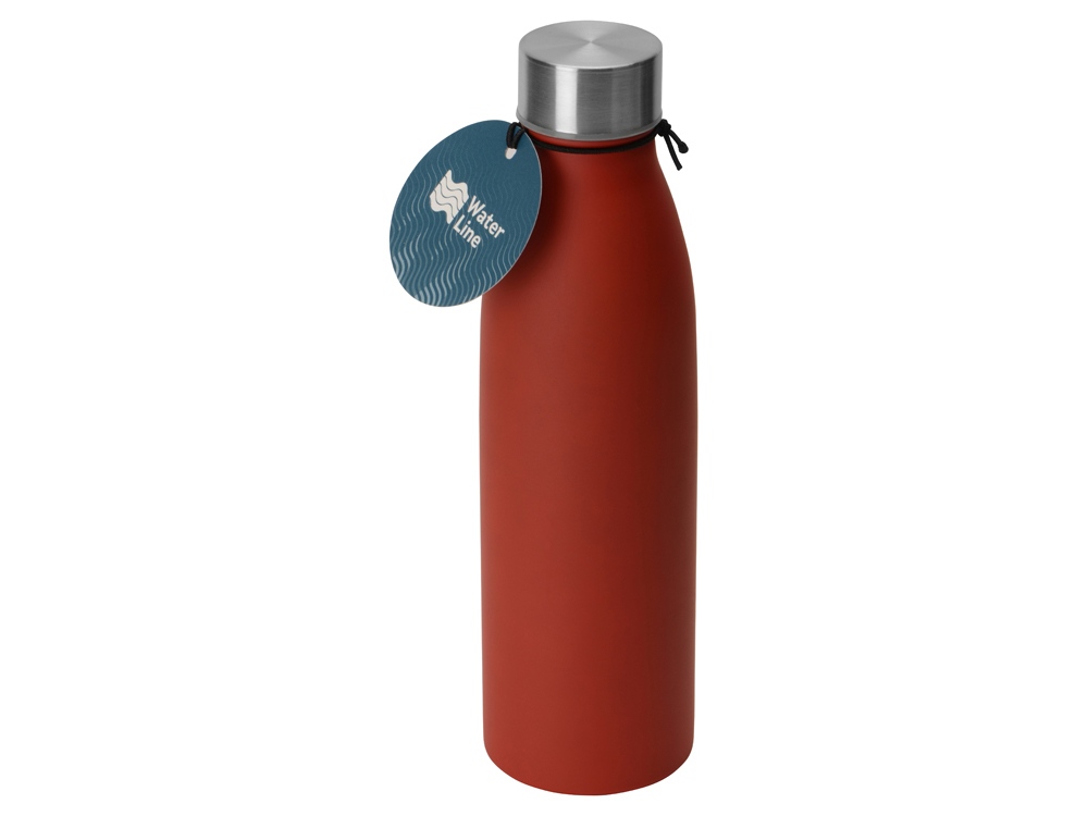 Стальная бутылка Rely, 650 мл, красный матовый-7
