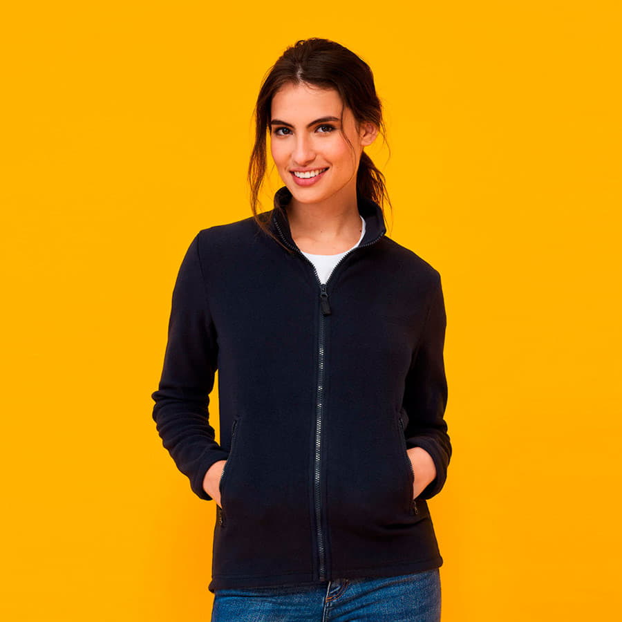 Толстовка женская флисовая NORMAN WOMEN 220, черный-1