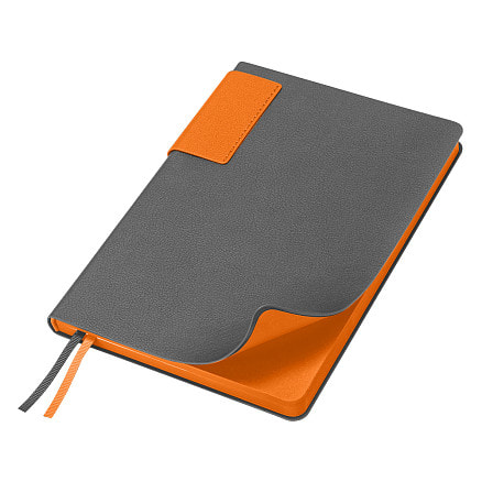 Ежедневник Flexy Star Sivilia Grey Edition Color А5, Серо-оранжевый-0